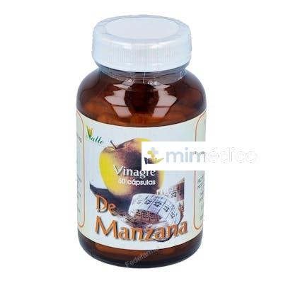 VINAGRE DE MANZANA 500MG. 60CAP. EL VALLE