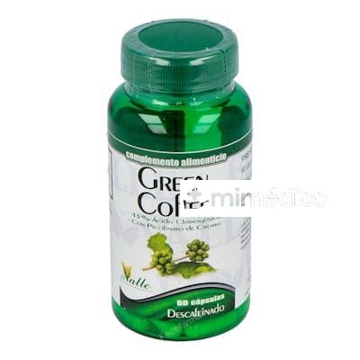 GREEN COFFEE CAFE VERDE DESCAFEINADO 60CAP. EL VALLE