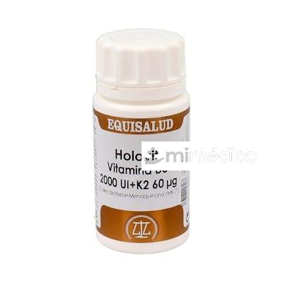 HOLOVIT VIT. D3 2000UI+K2 60MCG+MENAQUINONA 50CAP. EQUISALUD