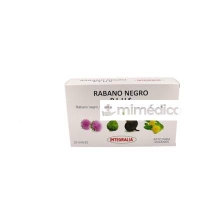 RABANO NEGRO PLUS 20VIALES INTEGRALIA