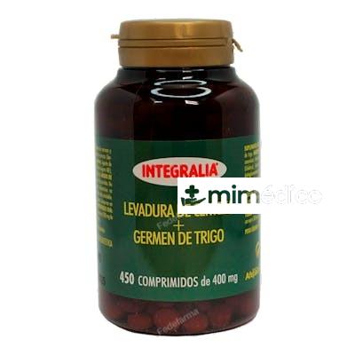 LEVADURA DE CERVEZA+GERMEN DE TRIGO 450COMP. INTEGRALIA