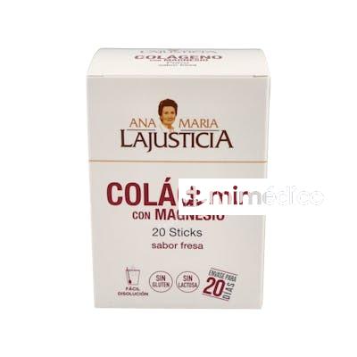 COLAGENO CON MAGNESIO SABOR FRESA 20STICKS ANA MARIA LAJUSTICIA
