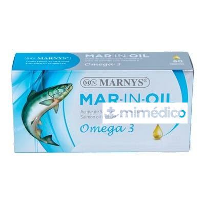 MAR IN OIL (ACEITE DE SALMON 500MG) 60PERLAS MARNYS