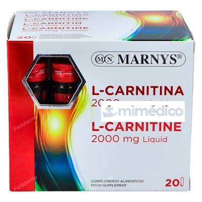 L-CARNITINA 2000 SABOR NARANJA 20VIALES MARNYS