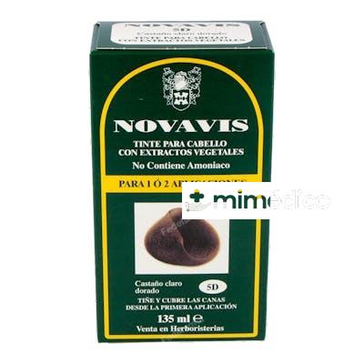 TINTE NOVAVIS 5D CASTANO CLARO DORADO 120ML. NOVAVIS