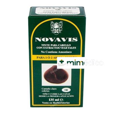 TINTE NOVAVIS 5R CASTANO CLARO COBRIZO 120ML. NOVAVIS