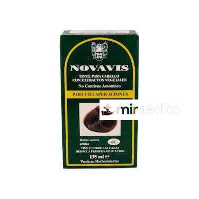 TINTE NOVAVIS 6C RUBIO OSCURO CENIZA 120ML. NOVAVIS