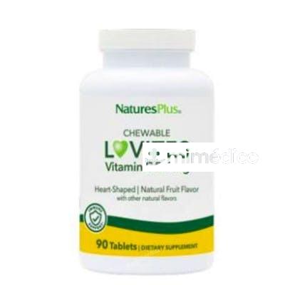 LOVITES 500MG. (SABOR CEREZA) 90 COMP. MASTICABLES NATURES PLUS