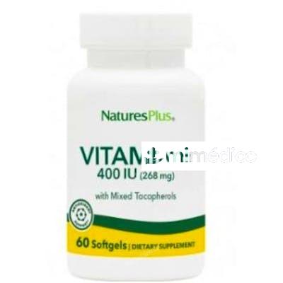 VITAMINA E-400UI (MEZCLA TOCOFEROLES) 60 PERLAS NATURES PLUS