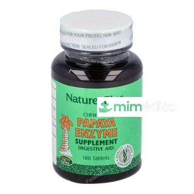 PAPAYA ENZIME 180COMP. MASTICABLE NATURES PLUS