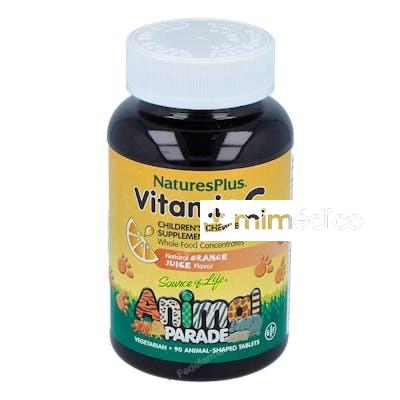 ANIMAL PARADE VIT.C  90ANIMALES MASTICABLES NATURES PLUS