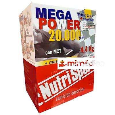 MEGAPOWER 20.000 CHOCOLATE 40SBRS. NUTRISPORT