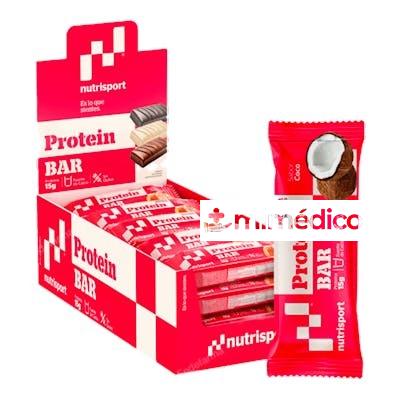BARRITA PROTEICA COCO CAJA 24UNID. NUTRISPORT