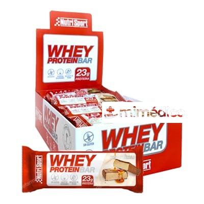 WHEY BARRITAS NATA 12UDS. NUTRISPORT