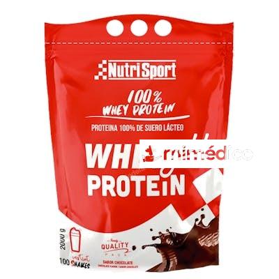 WHEY GOLD PROTEIN FRESA BOLSA 2KG. NUTRISPORT