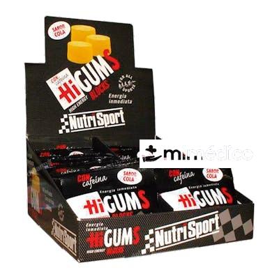 HIGUMS SABOR COLA CON CAFEINA EXPOSITOR 20BOLSAS NUTRISPORT