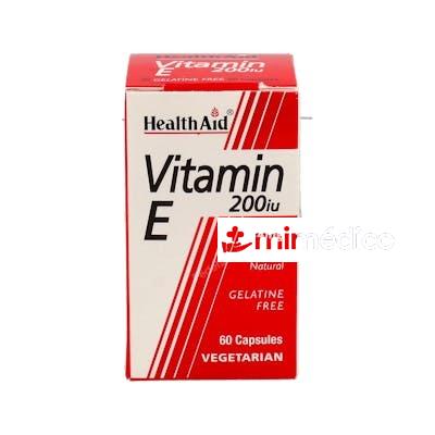 VIT. E NATURAL 200UI 60VCAP. HEALTH AID HEALTH AID