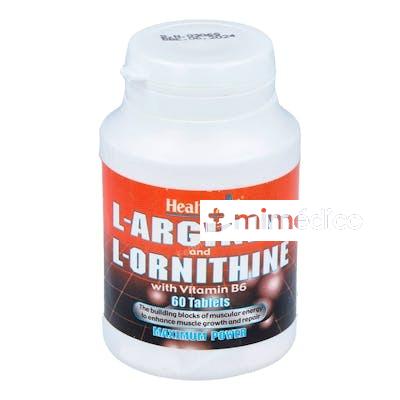 L-ARGININA Y L-ORNITINE 60COMP. HEALTH AID HEALTH AID