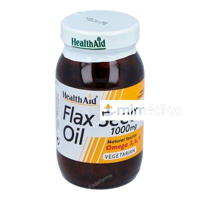 ACEITE DE LINAZA FLAXSEED OIL 60CAP. HEALTH AID HEALTH AID