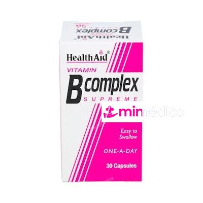 VIT B COMPLEX 30CAP. HEALTH AID HEALTH AID