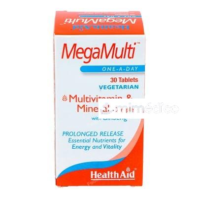 MEGAMULTI CON GINSENG 30COMP. HEALTH AID HEALTH AID