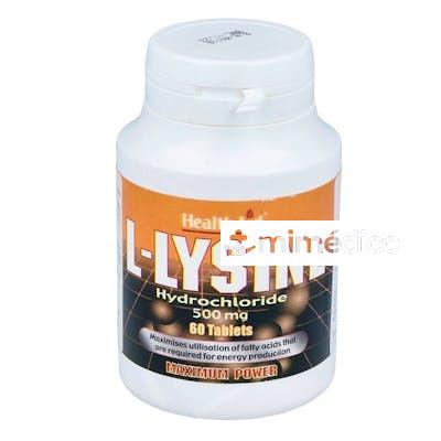 L-LISINA 500MG. 60COMP. HEALTH AID HEALTH AID