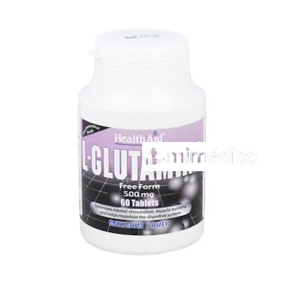 L-GLUTAMINA 500MG. 60COMP. HEALTH AID HEALTH AID