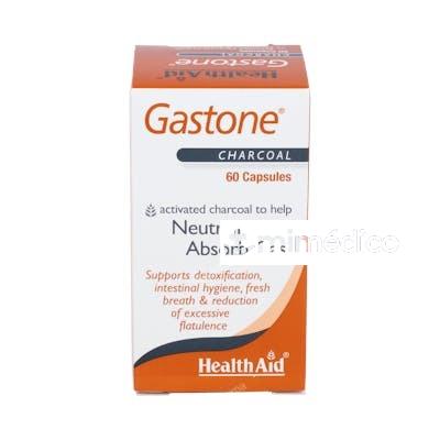 GASTONE (CARBON PURO) 260MG. 60CAP. HEALTH AID HEALTH AID