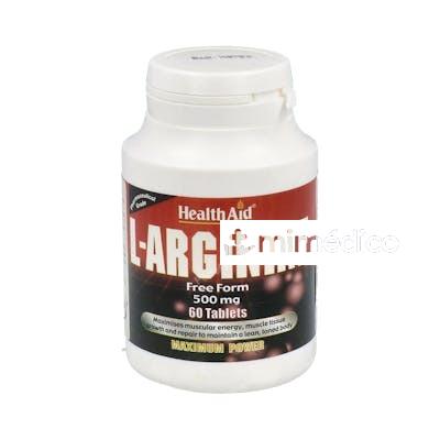 L-ARGININA 500MG. 60COMP. HEALTH AID HEALTH AID