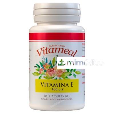 VITAMINA E 400UI D-ALPHA TOCOPHEROL 100CAP. VITAMEAL