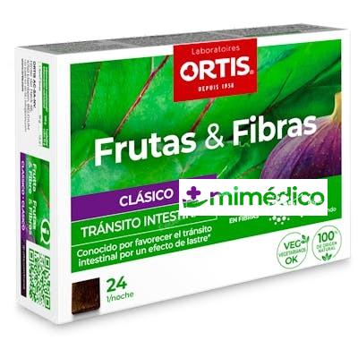 FRUTA Y FIBRA CLASICO 24CUBITOS ORTIS