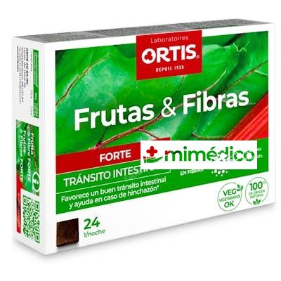 FRUTA Y FIBRA FORTE 24CUBITOS ORTIS