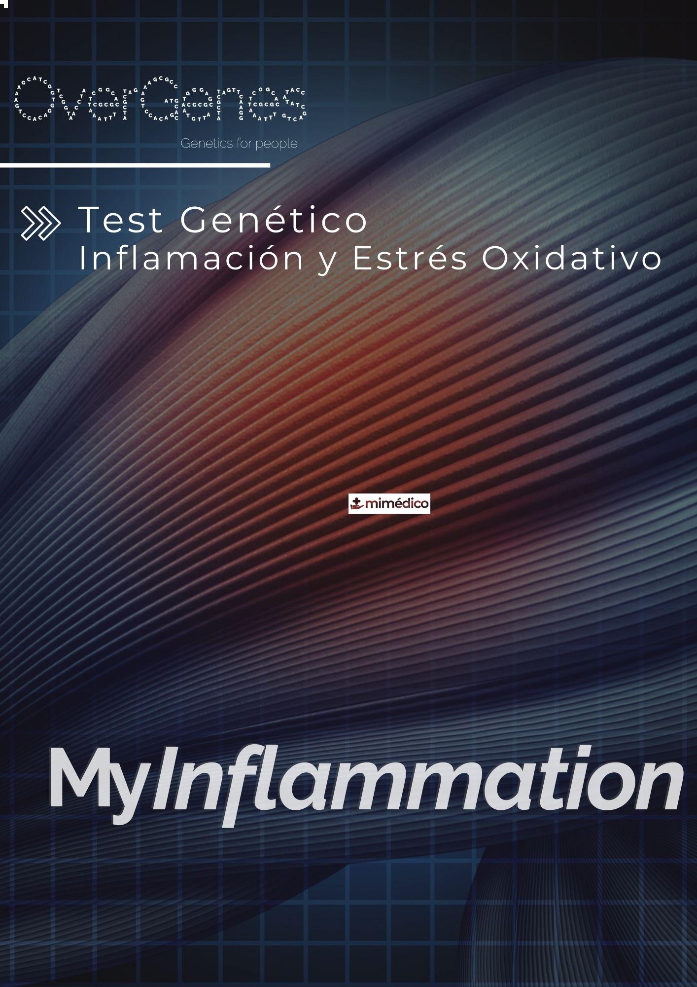 OVERGENES 1 TEST GENETICO INFLAMACION Y ESTRES OXIDATIVO (MYINFLAMMATION)