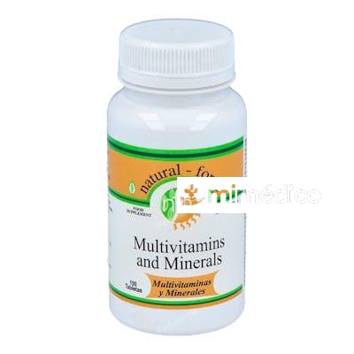 MULTIVITAMINAS Y MINERALES 100COMP. NUTRI-FORCE