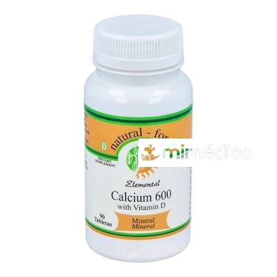 CALCIO 600MG.+VITAMINA D 90COMP. NUTRI-FORCE