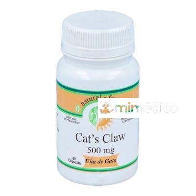 UÑA DE GATO 500MG. 60CAP. NUTRI-FORCE