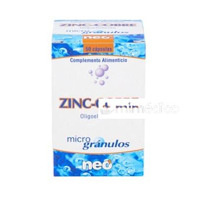 ZINC-COBRE MICROGRANULOS NEO 50CAP. NEO