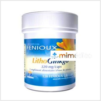 LITHO GINKGO 120CAP. FENIOUX