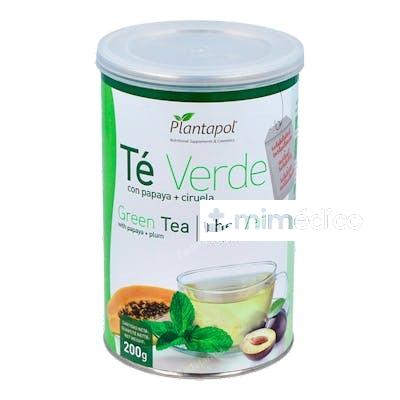 TE VERDE CON PAPAYA Y CIRUELA BOTE 200GR.INSTANTAN PLANTAPOL