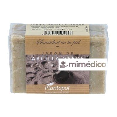 JABON NATURAL ARCILLA VERDE 100GR PLANTAPOL