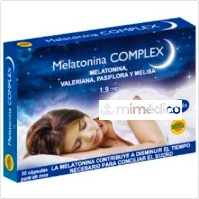 MELATONINA COMPLEX 1,9MG 30CAPS. ROBIS