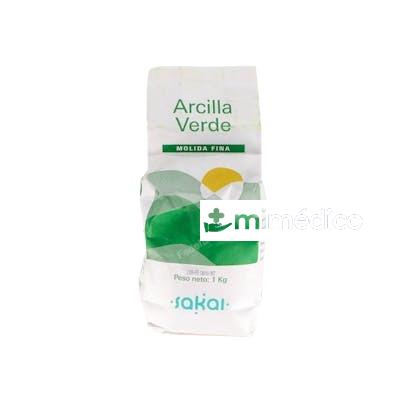 ARCILLA VERDE FINA 1KG. SAKAI