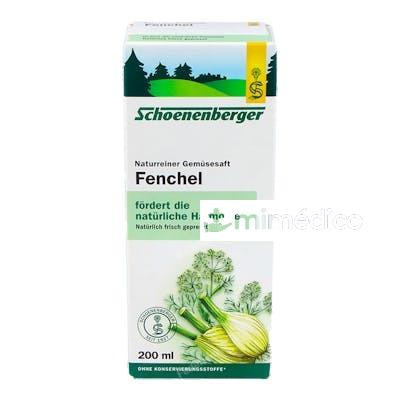 JUGO DE HINOJO 200ML. SCHOENENBERGER SALUS