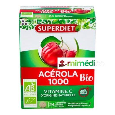 ACEROLA BIO 1000 24COMP.MASTICABLES SUPERDIET