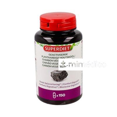 CARBON VEGETAL ACTIVADO 150CAP. AGBIO SUPERDIET