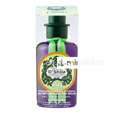 CHAMPU RETAMA Y VID ROJA BLANCOS 300ML. DSHILA