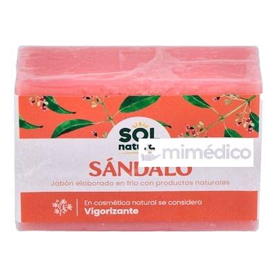 JABON EN PASTILLA  DE SANDALO CALMANTE 100GR. SOLNATURAL