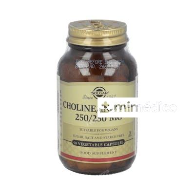 COLINA INOSITOL 250/250MG. 50CAP SOLGAR