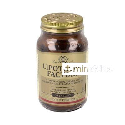 FACTORES LIPOTROPICOS 50COMP SOLGAR