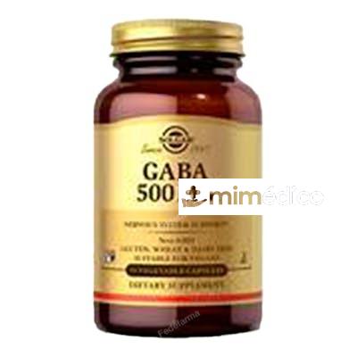 GABA 500MG. 50CAP. SOLGAR